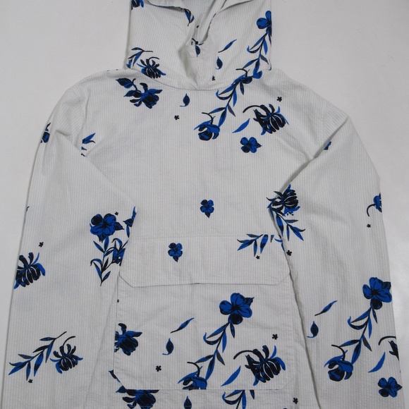 Kith White and Blue Floral Sweater/Hoodie - Picture 1 of 12